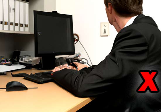 Rückenschmerzen höhenverstellbarer Schreibtisch
